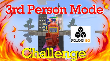 3RD PERSON MODE CHALLENGE IN BED WARS! (BlockmanGo)