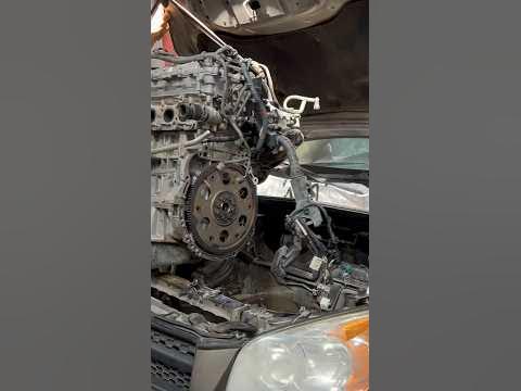 Toyota RAV4 engine removal - YouTube