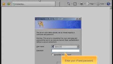 Logging Into cPanel - HostPaladin Video Tutorial