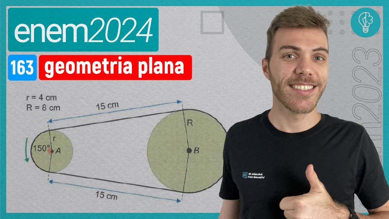 Um sistema de polias circulares e correias é um dos mecanismos responsáveis - GEOMETRIA PLANA