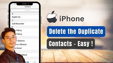 How to Delete Duplicate Contacts on iPhone !
