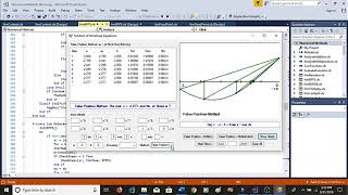 L04: Bisection, False Position, Secant, Nonlinear, Download VB Codes, Graphics