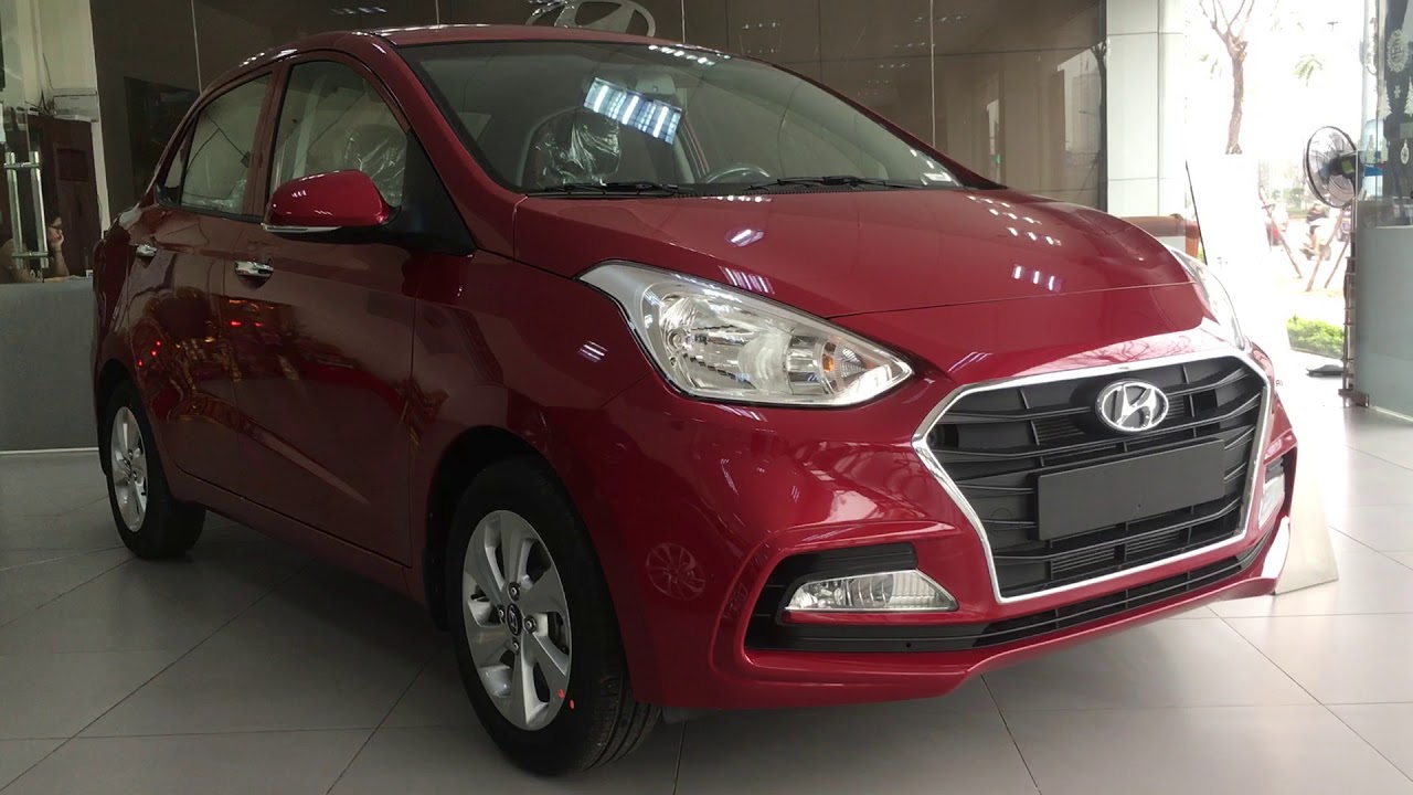 Hyundai I10 sedan màu đỏ 2018-2019 - YouTube