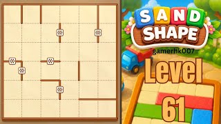 Sand Shape Level 61 Walkthrough Solution 