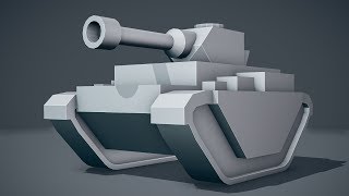 Blocking out the Tank - Creating Mini Tanks for a Mobile Game in Blender 2.8 Tutorial Pt. 1 screenshot 2