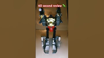 60 second review: G1 Dinobot Grimlock🦖