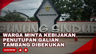 GUNUNG SINDUR RESIDENTS DEMAND THAT THE KDM POLICY ON MINE CLOSURE BE FROZEN