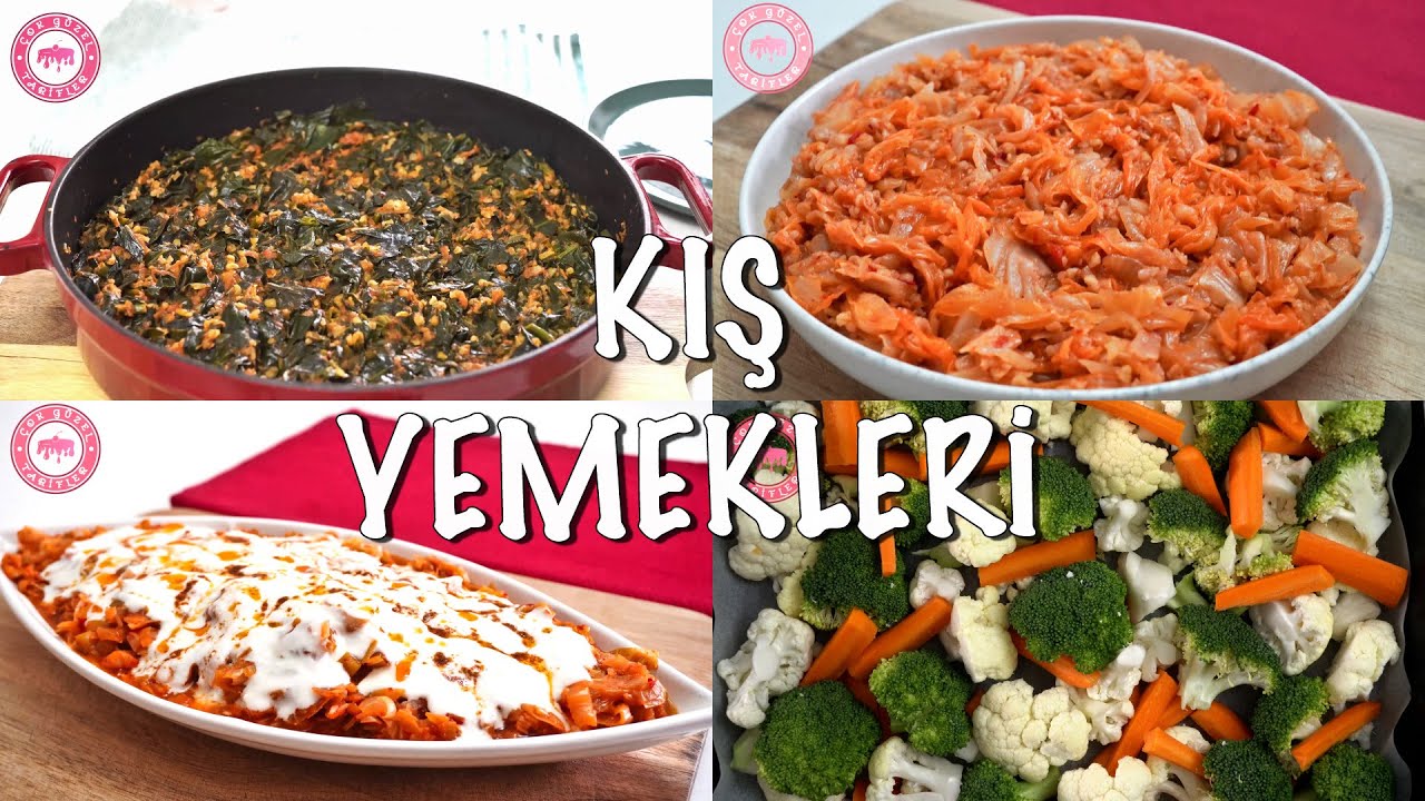 4 Enfes Kış Yemeği ???? Pratik ve Lezzetli Sebze Yemekleri | Kolay Yemek Tarifleri
