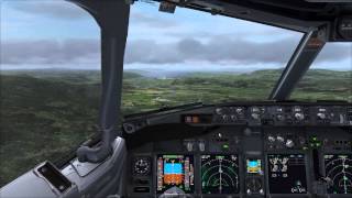 [FSX] - PMDG 737 Landing at Varensi Trondheim - Time Lapse