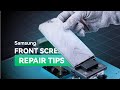 Samsung note 10 curved screen repair tips glass only