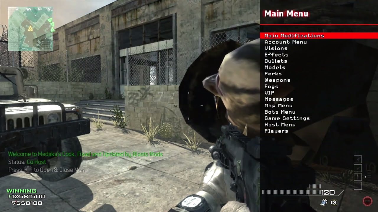MW3 hacked lobby in 2020