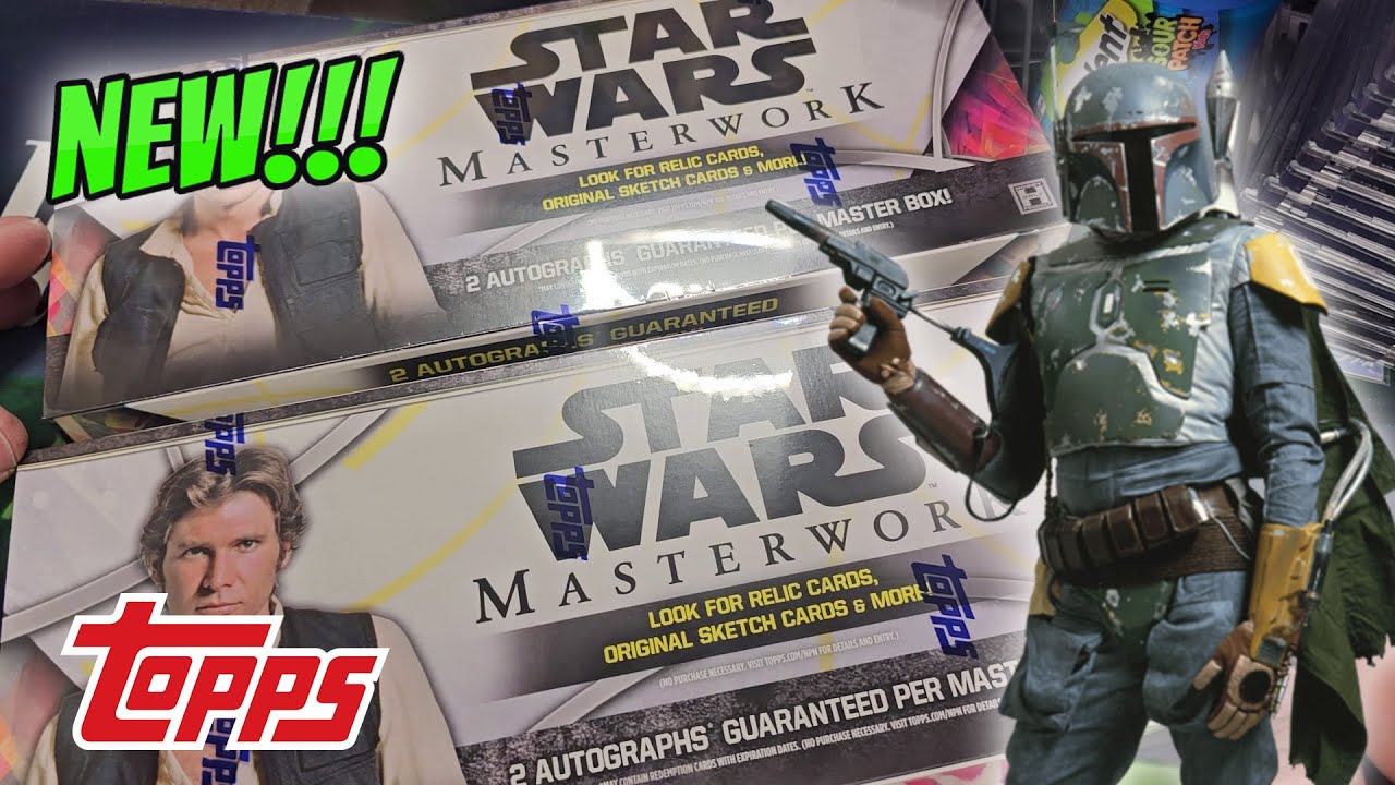 スターウォーズ Masterwork トレカ STAR WARS MASTER WORK 2016 TRADING CARDS TOPPS - YouTube