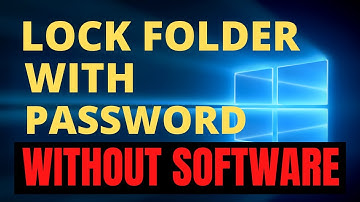 How to Lock Folder with Password in Windows 10 without SOFTWARE | Simple & Quick Way