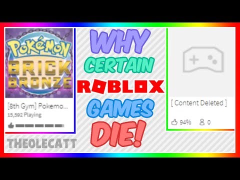 WHY CERTAIN ROBLOX GAMES DIE...