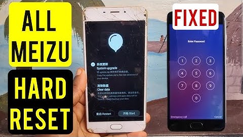 All Meizu Hard Reset/Factory Reset | Ask Pin During Reset Fixed | How To Hard Reset Meizu Phone