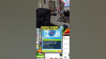 The Craziest Glowing Cube Roll #shorts #maplestory #maplestoryshorts