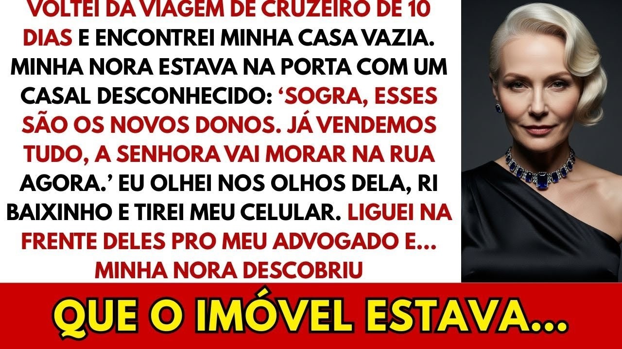 Voltei Do Cruzeiro E Minha Nora Disse: 