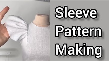 Sleeve design pattern making tutorial for beginner