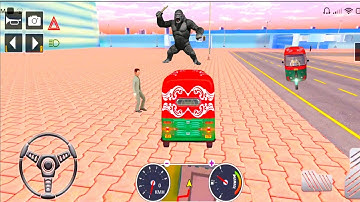 Tuk Tuk auto rickshaw driver 3D game - #16 auto rickshaw driving game - Android iOS Gameplay