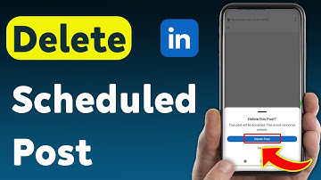 How To Delete Scheduled Post On LinkedIn (Updated)