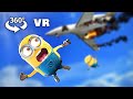 360 vr  minions plane crash