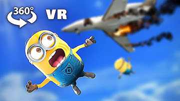 360° VR - MINIONS VLIEGTUIGONGELUK