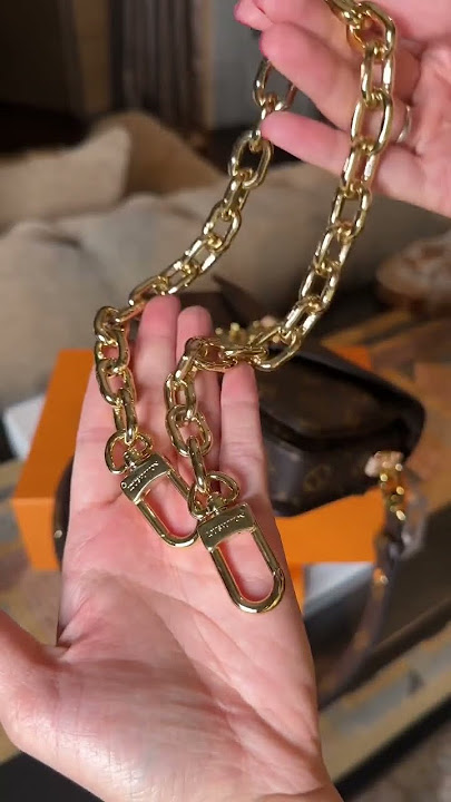 louis vuitton chain link necklace