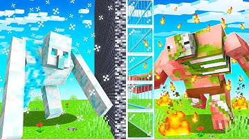 I CHEATED in a Minecraft MOB BATTLE!