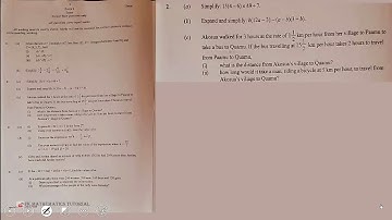 BECE 2023 Mathematics Paper 2 Question 2