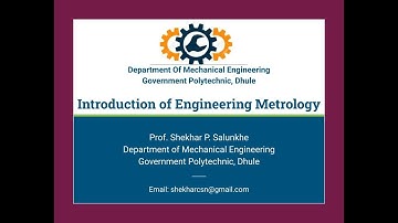 Introduction of Engineering Metrolgy 22342 (ME3I) Recording #4