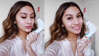 SKINCARE ROUTINE! + Duvolle Brilliance Spin-Care System Review | Hannah Feliza