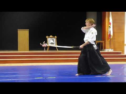 Irina Truong Iaido 1st Kyu Exam