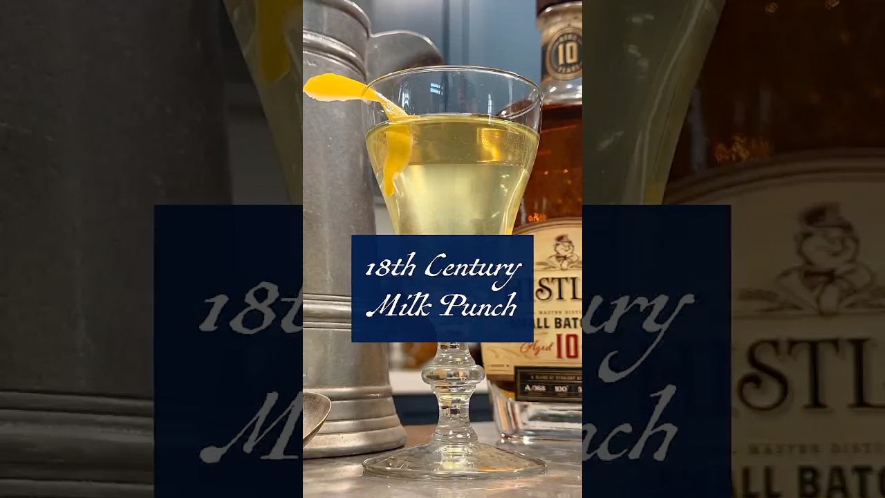 Clear Milk Punch from 1763