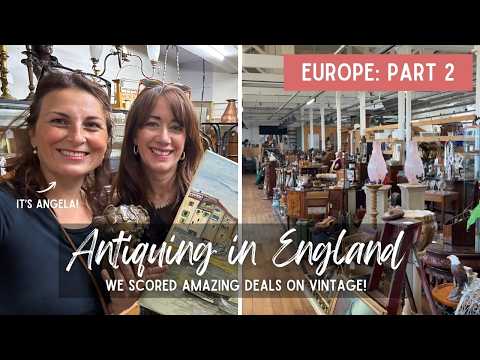 WE SCORED AT THIS ANTIQUE MALL! | Vintage Shopping in England | Amazing Haul! thumbnail