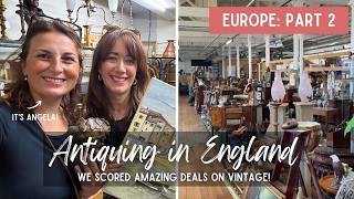 WE SCORED AT THIS ANTIQUE MALL! | Vintage Shopping in England | Amazing Haul!
