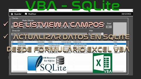 2️⃣5️⃣➖✅CRUD EXCEL SQLITE (DERDE DEEL) ▶️ EXCEL - VBA (VISUAL BASIC VOOR TOEPASSINGEN)🔶