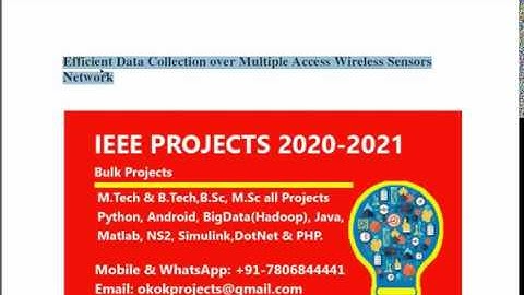 Efficient Data Collection Over Multiple Access Wireless Sensors Network