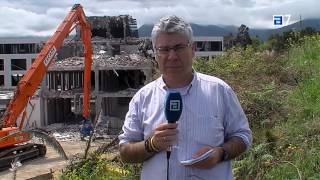 Comienza el derribo del Hotel Kaype