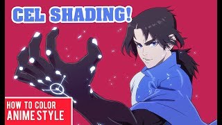 Drawing and Coloring CEL SHADING Tutorial | ANIME STYLE screenshot 5