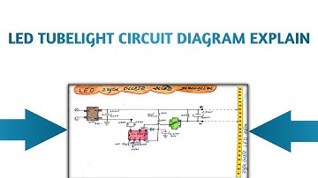 Led Tubelight Circuit Diagram Explain | Multani Electronic | #youtube #electronic #electrical