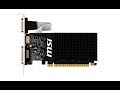 My MSI Nvidia GeForce GT-710 2GB DDR3 PCI Express Graphics Card Review