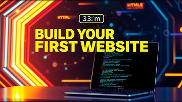 How To Build Your First Website in Just 30 Minutes! (Html & Css - For Beginner Developers)