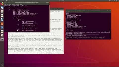 Contoh Aplikasi Sederhana Bash Script Shell -- UAS PRAKTEK OPERASI (Armand Satria)