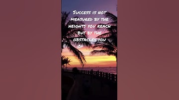 Measure Success: Overcome Obstacles 📏#motivation