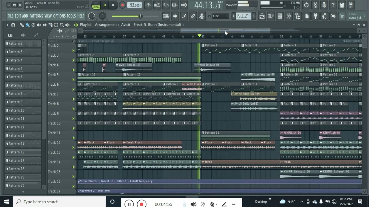 Avicii - Freak ft. Bonn (Full Instrumental Remake)