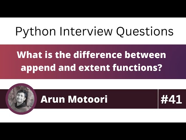 What is the difference between append and extend in Python? - Quora