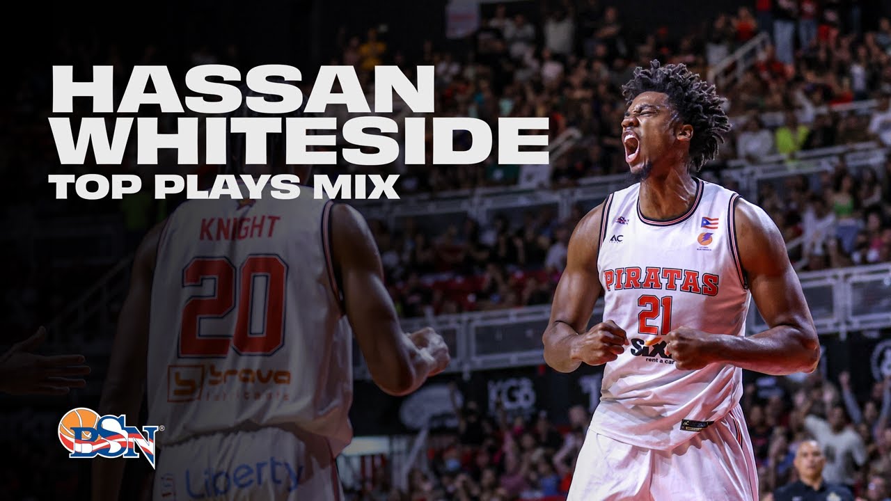 👀 Hassan Whiteside is a PROBLEM in Puerto Rico 🇵🇷