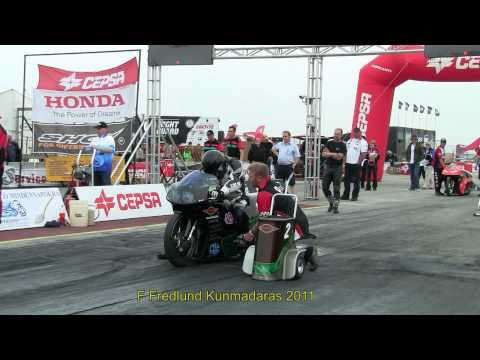 Fredrik Fredlund Pro Stock Bike Kunmadaras 2011