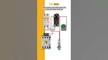 Mạch dùng cảm biến tiệm cận 2 dây để dừng thiết bị - BTB Electric