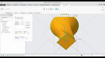 9. REVOLVE, SWEEP AND SWEPT BLEND OPTIONS IN CREO | CREO FOR BEGINNERS